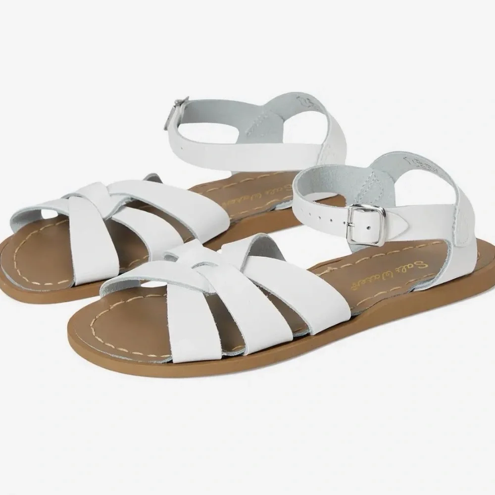 Saltwater Sandals White